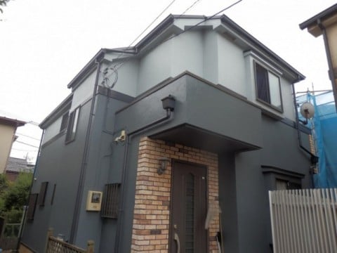 東京都小金井市T様邸 外壁・付帯物塗装、屋根塗装 FRPトップ塗装