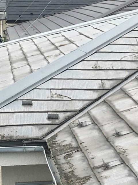 東久留米市屋根塗装施工前写真