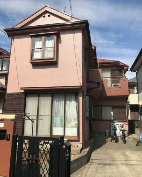 東京都東久留米市戸建住宅屋根塗装工事施工前写真