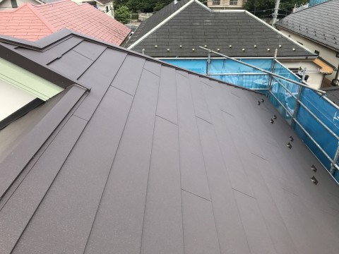 東京都西東京市M様邸　外壁塗装・屋根重ね葺き工事
