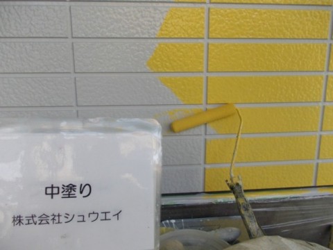 新宿区外壁塗装施工事例